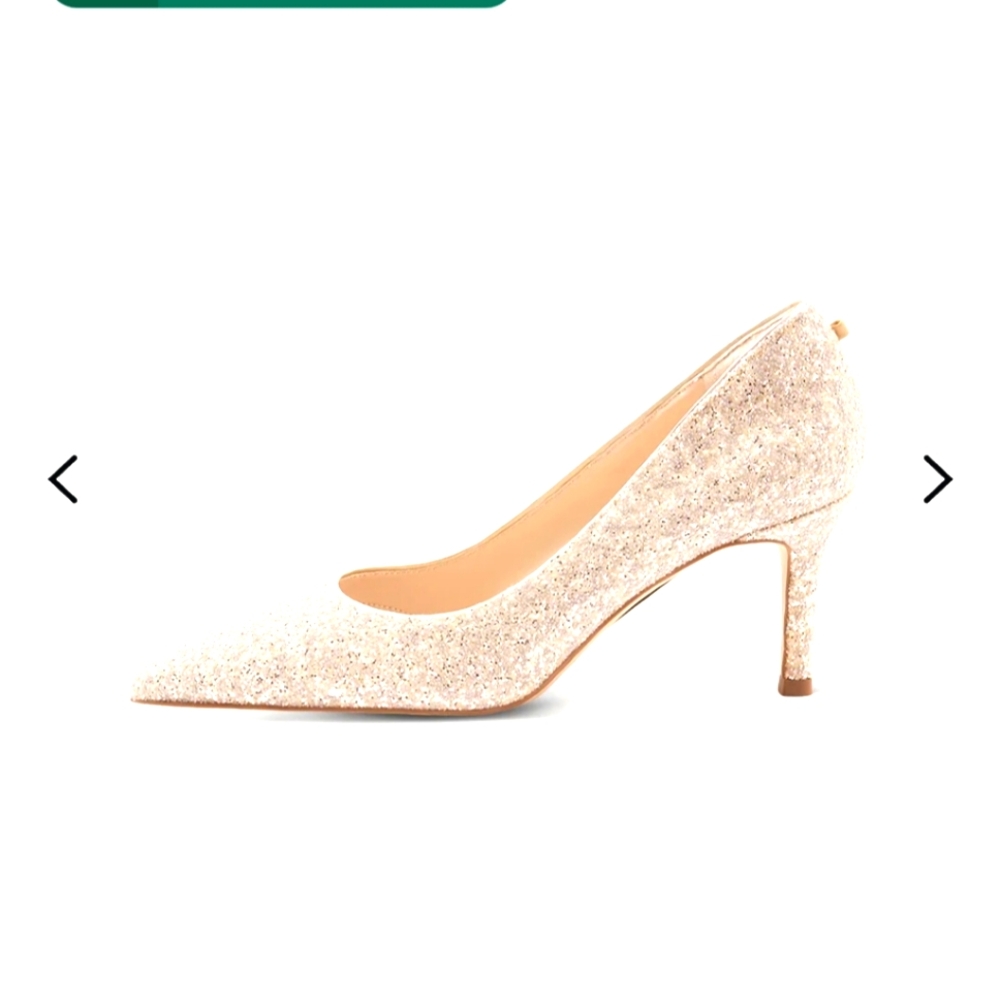 Sparkling Cream Heels